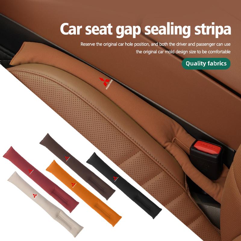 1/2PCS Car Seat Gap Filler Seat Gap Leak Proof Filling Plug Strip Accessories For Mitsubishi Outlander Lancer Cross Colt Xpander