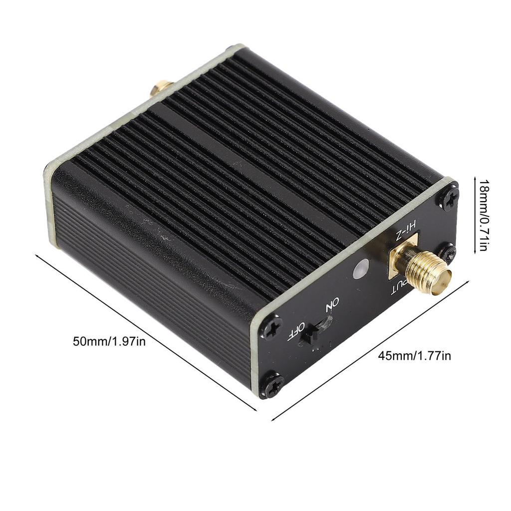 Высокоимпедансный усилитель, Профессиональный Hi Z усилитель для кольцевой антенны и антенны-петли для SDR, Встроенный литий-ионный аккумулятор 600 мАч