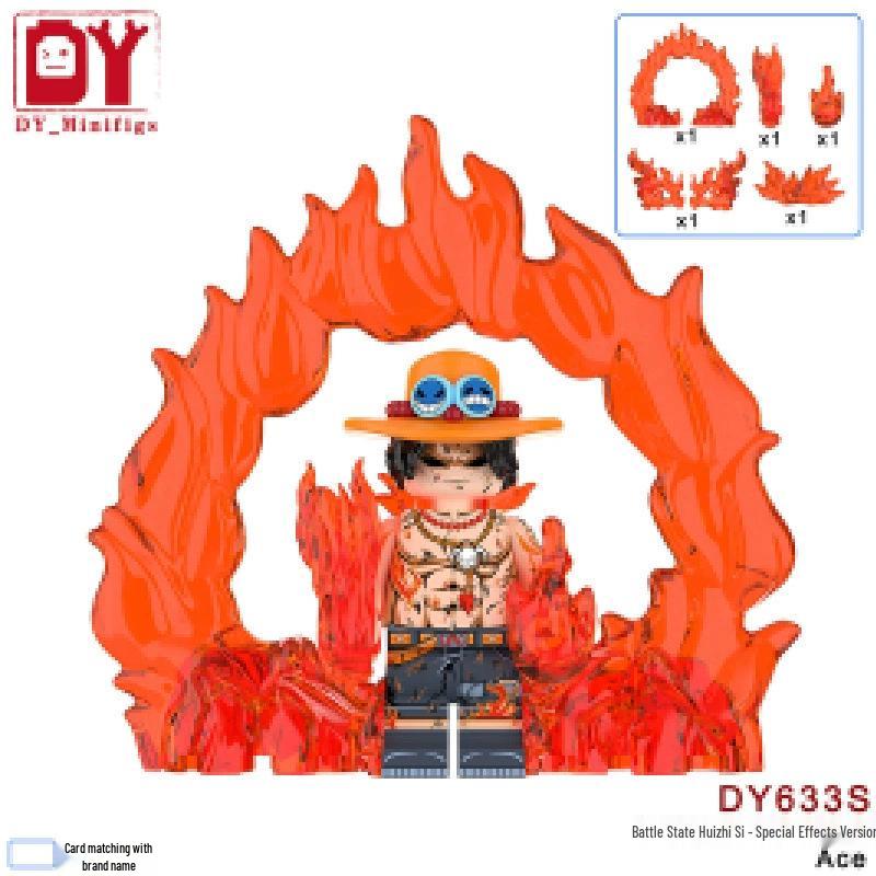Пиратская Аниме Серия DY601-DY661 Образовательный Конструктор Минифигурки Игрушка для Мальчиков