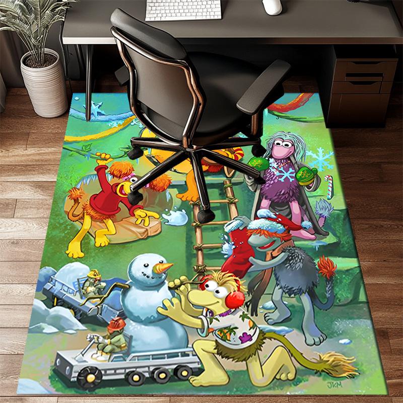 Muppet Rock Stars Rug Office Floor Mat - Machine Washable for Bedroom, bedroom, livingroom, Room Decor Fan Gifts Christmas