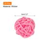 20 Pcs Wicker Rattan Balls Decorative Balls 1.2Inch for Vase Fillers ,Wedding ,Garden ,Hallway Party