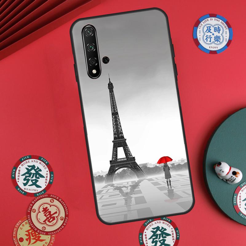 Париж Эйфелева башня Для Huawei Nova Y73 Y72 Y61 Y91 Y90 Y70 Y60 12s 12i 11i 8i 9 10 SE P60 Pro P30 P40 Lite Чехол