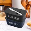 Rectangular Butter Storage Box Plastic Cheese Dish Multi-functional Butter Container  Refrigerator