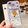 Креативный чехол с принтом астронавта для iPhone 17 Pro Max Для iPhone 16 15 14 13 Pro Max Роскошный гибридный TPU+PC Прозрачная задняя жесткая крышка