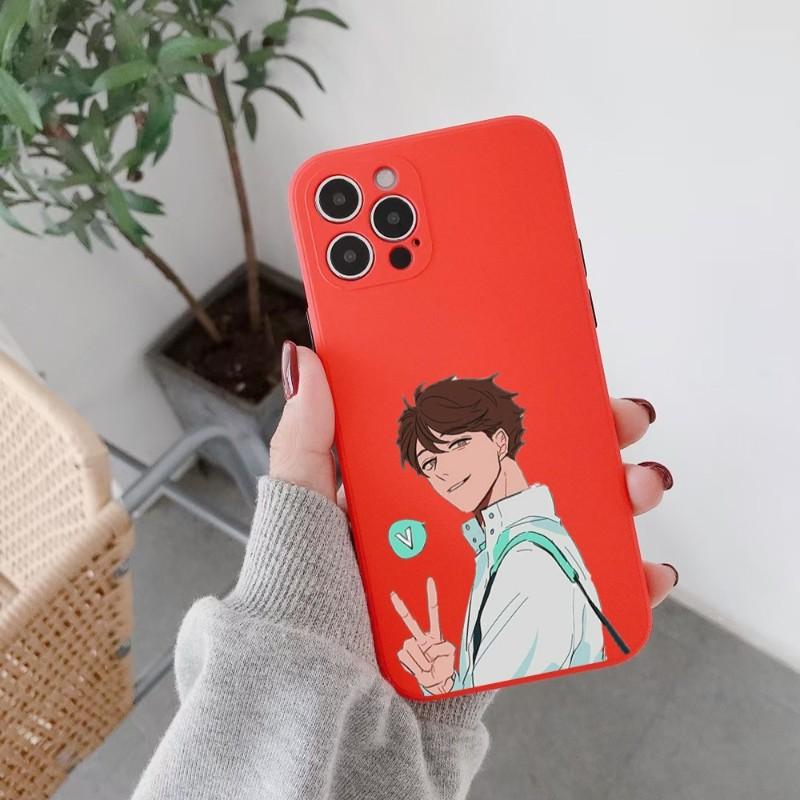 Чехол для телефона Haikyuu Oikawa Fund для IPhone 14 11 12 13 Pro Max X XR XSMax 6 6S 7 8 Plus SE 2022, мягкий квадратный цветной чехол для телефона