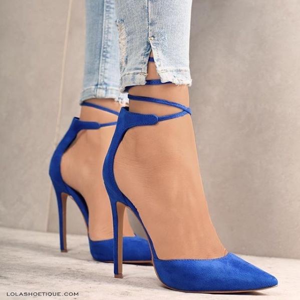Chic Suede Pointed Shoes For Women With Sexy High Heels And Cross Bandage