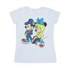 Disney Womens/Ladies Mickey And Minnie Mouse Pose Cotton T-Shirt