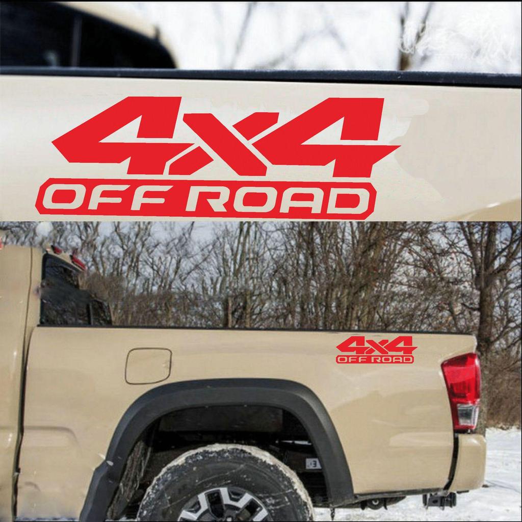 Наклейка 4x4 для кузова пикапов Ford F-Series и Dodge RAM