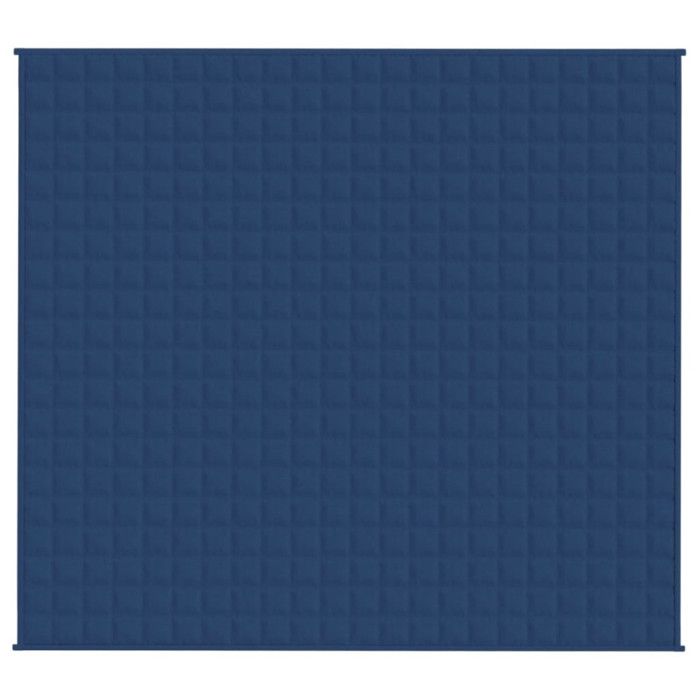 VidaXL Weighted Blanket Blue 200x230 Cm 9 Kg Fabric 3154858