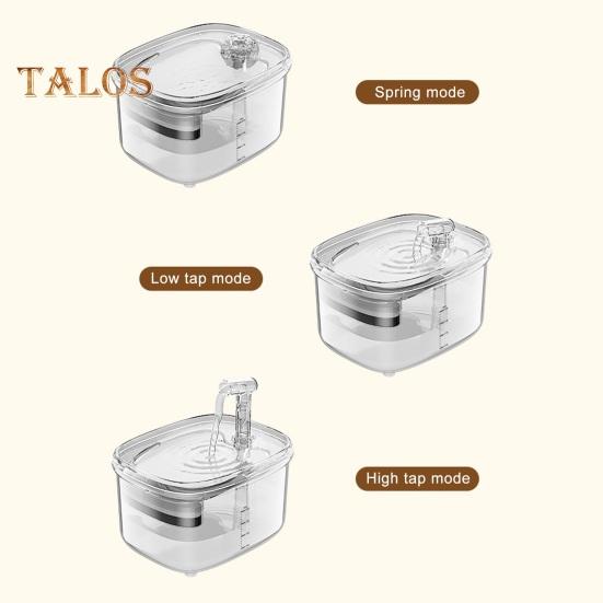 Автоматический фонтанчик для кошек с 5-уровневой системой фильтрации, бесшумный, легко чистится, диспенсер для воды для домашних животных