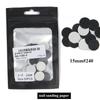 Black Sanding Paper Dics For Manicure Pedicure Nail Polishing Foot Callus File Replacement Sandpaper