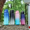 Large Capacity Sports Water Bottle Leak Proof Outdoor Sports Kettle Colorful Plastic Cup  Gym