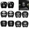 2Pcs Scary Face Printing Car Headrest Cover Car Headrest Protector  Auto Interior Accessories