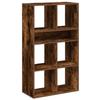VidaXL Bibliothèque chêne fumé 66x31x112 cm bois d'ingénierie, armoire de rangement, étagère de rangement, unité de 860305