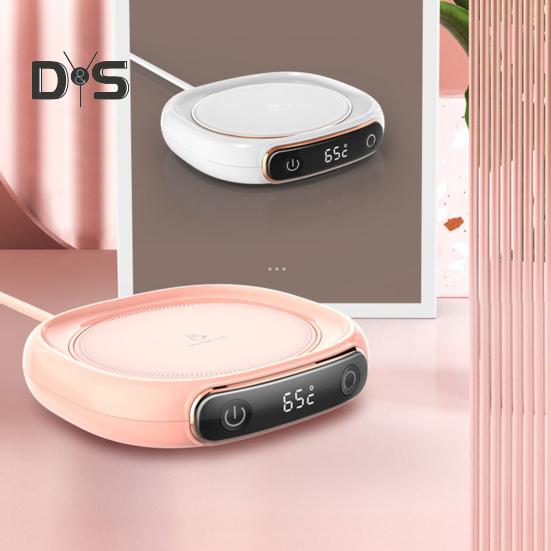 Подставка под кофейную кружку с термостатом и 3 температурными режимами. Нескользящая конструкция. Автоматическое отключение. Подогреватель для кофейной кружки.