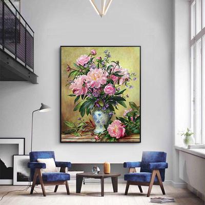 Вышивание крестиком "Цветы в вазе"