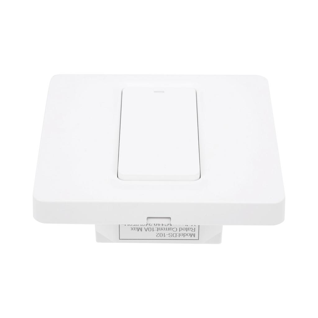 Wall Push Button Smart Light Switch Zero Fire 1 Gang 600W ABS for TUYA AC 100‑240VWifi