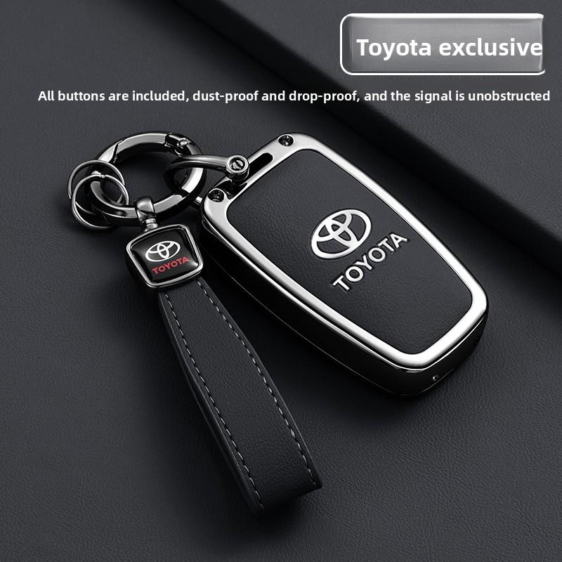 Совместимо с чехлами для ключей Toyota для Camry, Corolla, Avalon, RAV4, Highlander, Levin, CHR и Velite