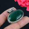Nephrite Jade Gemstone Pendant Solid 925 Sterling Silver Pendant Jewelry Gift For Unisex