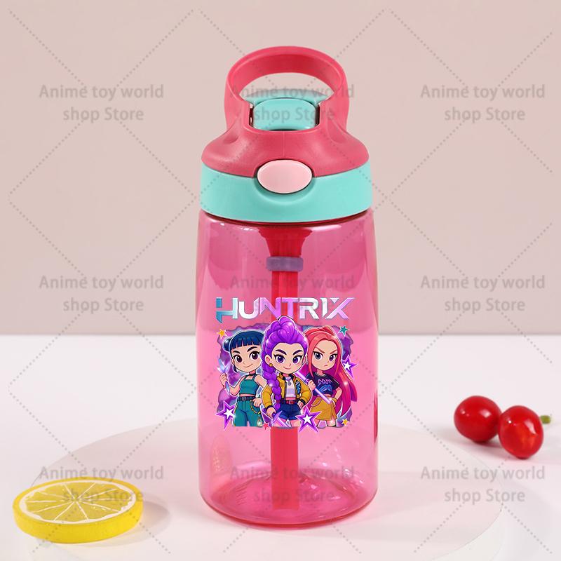 Kpop Demon Hunter Sports Water Bottle Leak Proof Colorful Cup Drinking for Outdoor Women Men Travel Portable Gym Fitness Jugs