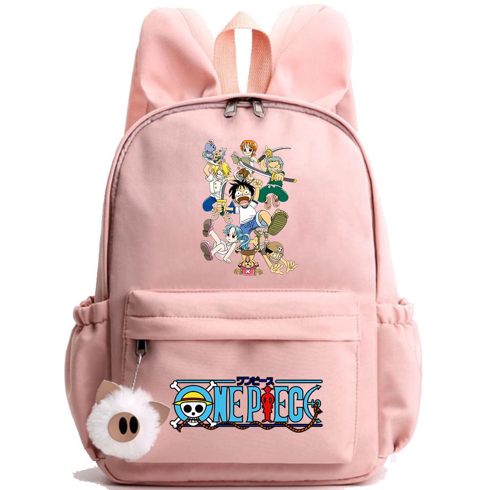Цельный рюкзак с принтом аниме, детский школьный рюкзак для мальчиков и девочек, студенческий рюкзак с героями мультфильмов, уличный рюкзак