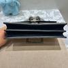 [Pre-Owned] Dionysus Tiger Head Buckle Logo Chain Canvas Leather Shoulder Crossbody Bag - Very Good #SQML6O