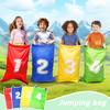 4Pcs Outdoor Sports Props Kangaroo Jumping Bag Sack Race Games Parent-child Interactive Sense Training Kids Preschool Toys Gift