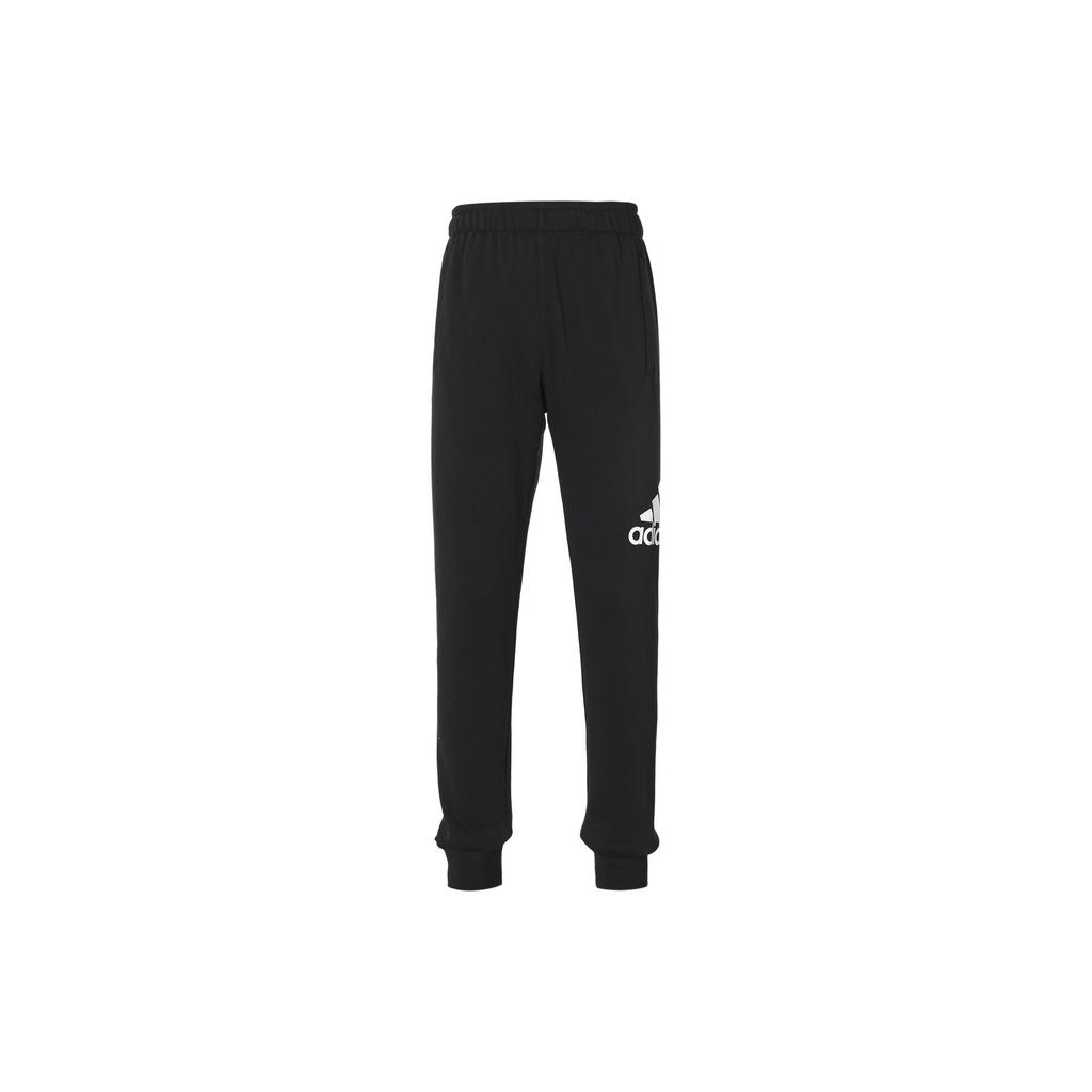 adidas Мужские черные утепленные вязаные спортивные штаны с подкладкой из флиса с логотипом AB6527