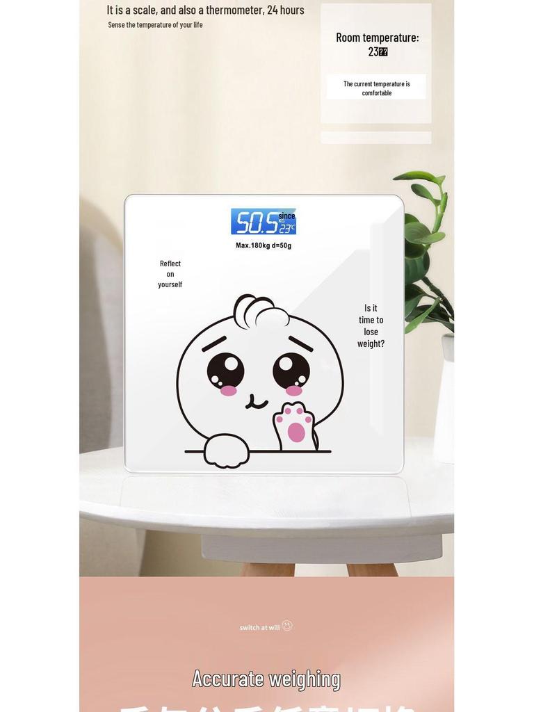 Перезаряжаемые бытовые электронные весы - Точные и стильные для управления здоровьем