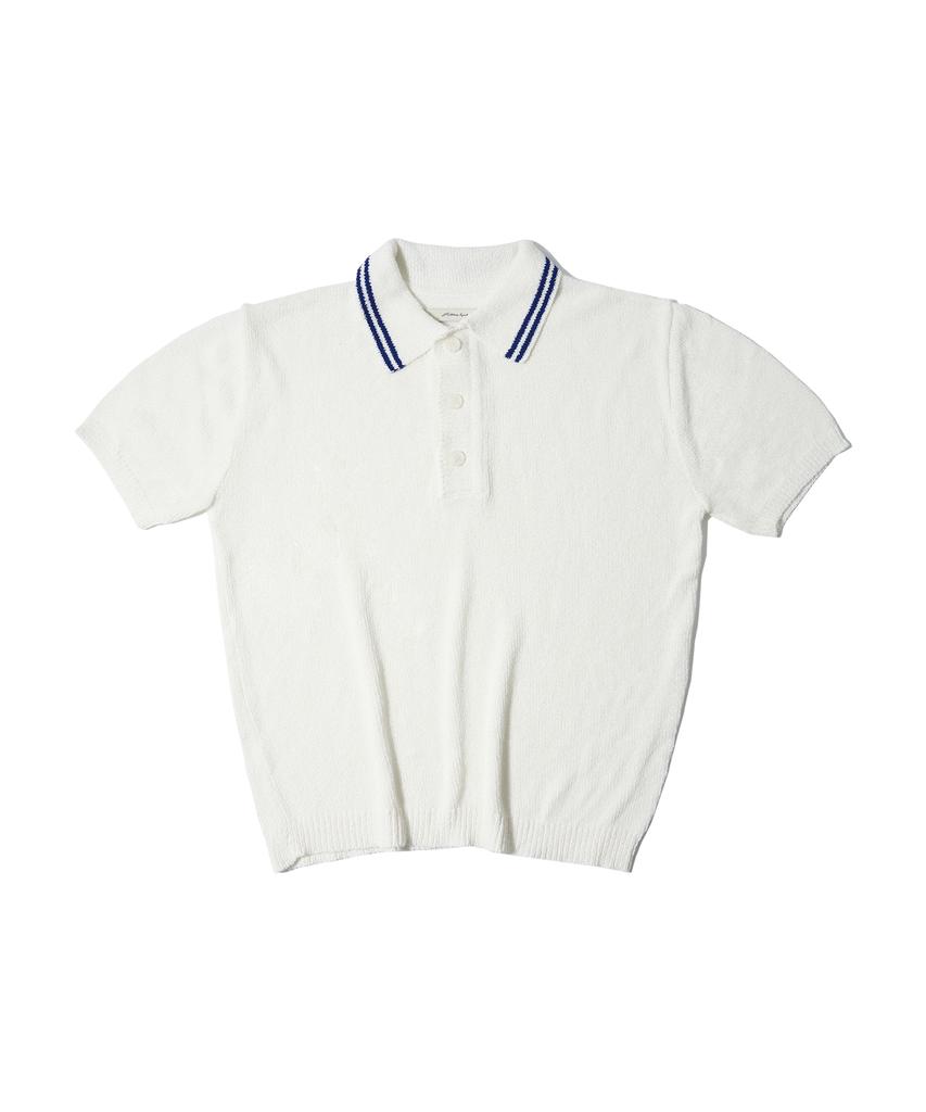HALBKREIS LAYOUT T20013 Line Collar Knit_Ivory