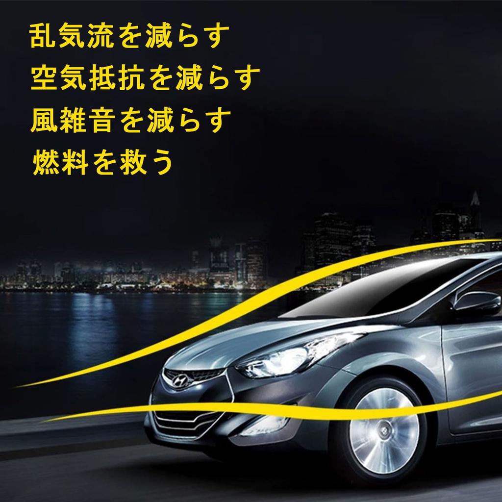 Aero Fin Protector, Car Protector, Car Supplies, Dress-Up, Sticker Decoration, Easy Installation, Wind Noise