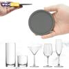 6Pcs 10cm Round Silicone Drinking Coaster Set Non-slip Home Office Table Decor Cup Pad Glass Beverage Holder Pad Decor Table Mat