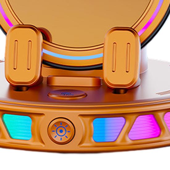 Беспроводная зарядка Автомобильный держатель для телефона с RGB подсветкой 15 Вт Магнитная подставка-зарядка для телефона Вакуумное крепление Держатель для зарядки телефона Автоаксессуары