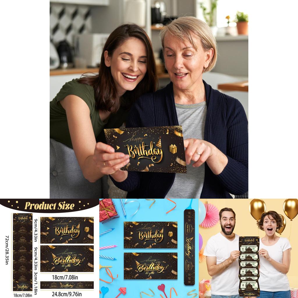 Classic Red Packet With Six Card Storage And Black Gold Finish For Festive Gifting And Celebrations