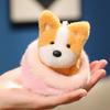 Плюшевый брелок для ключей в виде собаки корги, игрушка с набивкой из ПП хлопка для сумок и брелоков для ключей