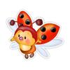 22044#For Ladybug Sticker On The Car Vinyl Decal Waterproof Decoration Car Stickers