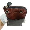 Чехол для смартфона Indenya Inden Sacoche Smartphone Pochette из оленьей кожи черного и красного лака с мелким клетчатым узором, индивидуальный цвет 5027-21-167