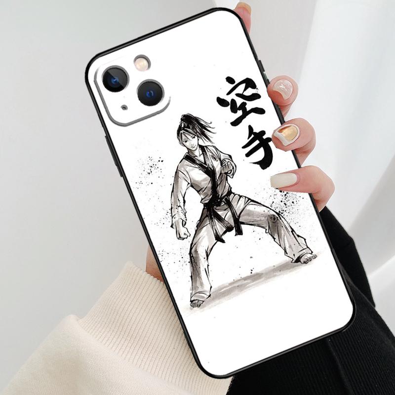 Чехол для телефона Кунг-фу Каратэ Тхэквондо Боевые искусства Для iPhone 17 Pro Max 16 15 11 13 12 14 Pro Max mini 15 16 Plus 16e 17 Air Cover