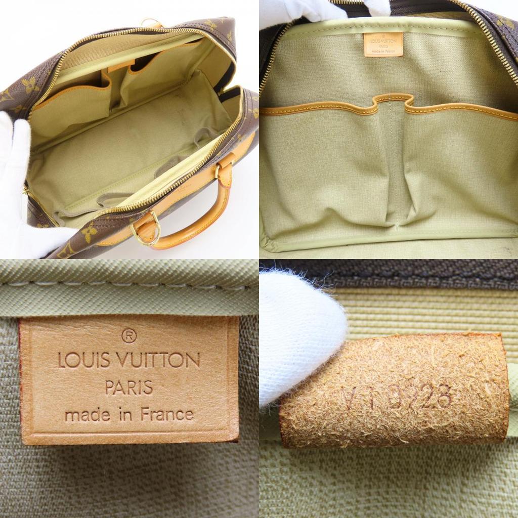 Used LOUIS VUITTON Handbag Deauville M47270 Bowling vanity Monogram/Nume leather Brown Classic