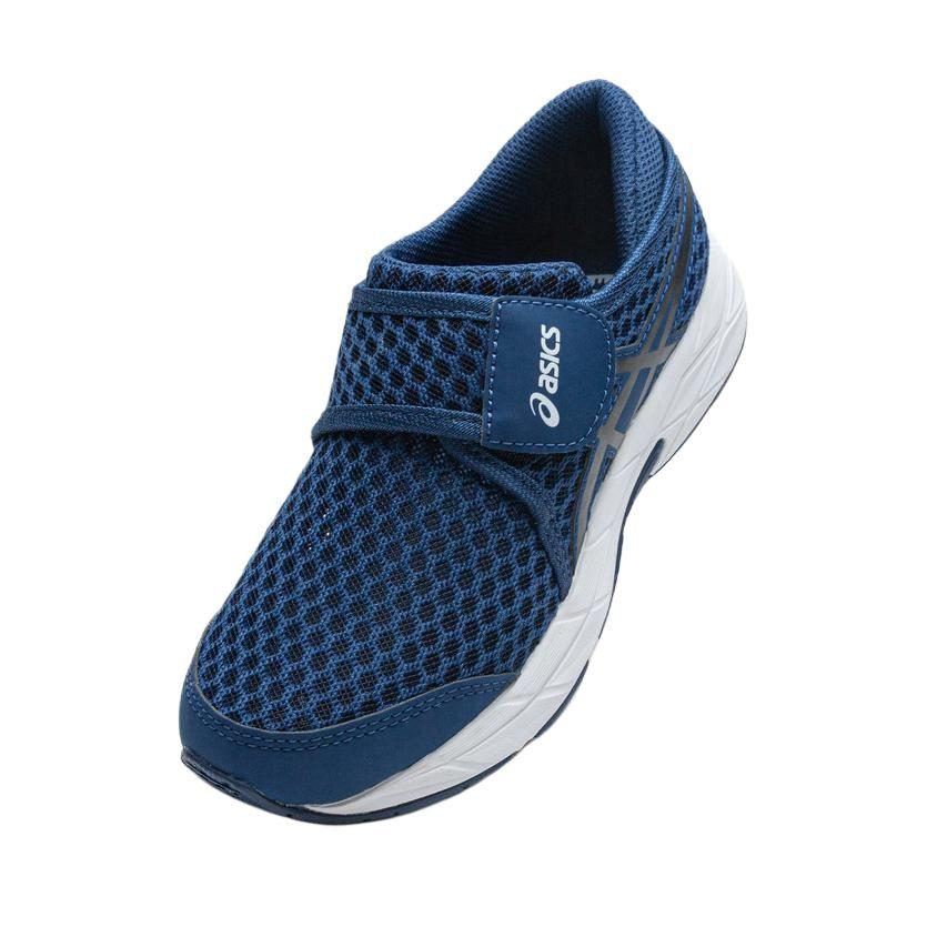 Asics Contend Cool Run Ps Удобные Повседневные Низкие Детские Кроссовки для Бега Детские Кроссовки для Бега Синие 1014A307-401