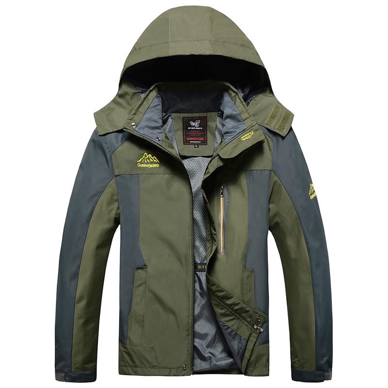 Весна Осень Мужские Куртки Softshell Мужская Верхняя Одежда Водонепроницаемая Ветрозащитная Куртка Для Туризма В Горах