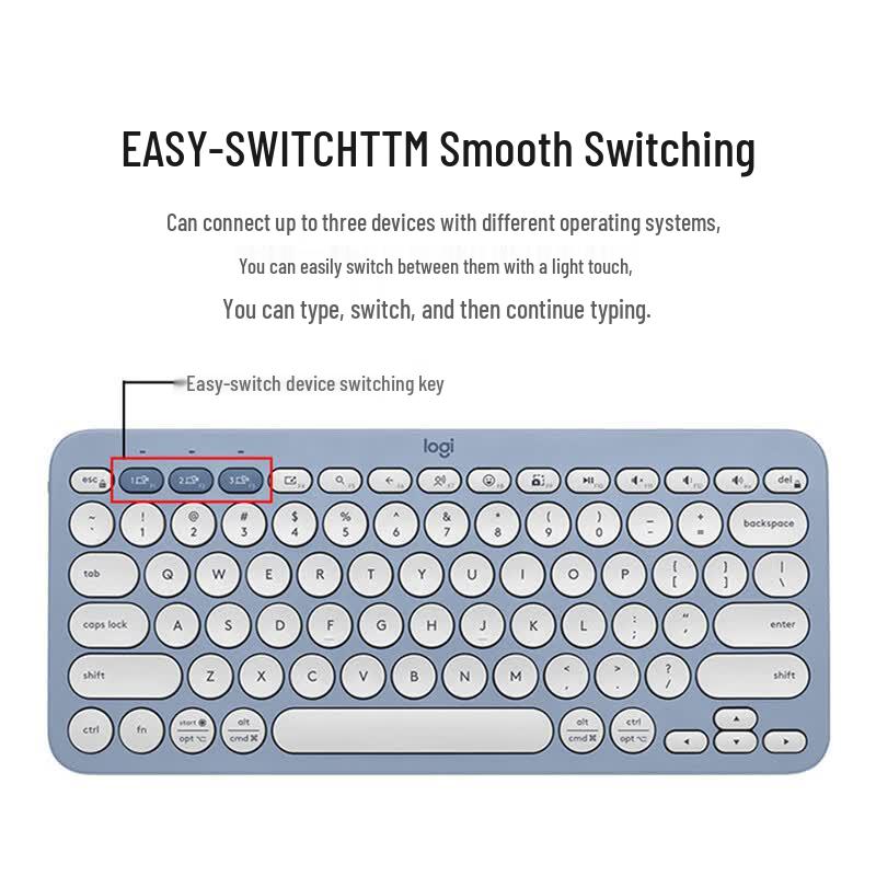Logitech K390 Серия Fashion Ультратонкая Беспроводная Bluetooth-клавиатура