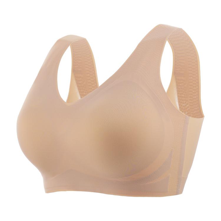 «Удобный бесшовный бюстгальтер без косточек»: «Дышащий, поддерживающий, гладкий, фиксированная чашка для большой и маленькой груди»