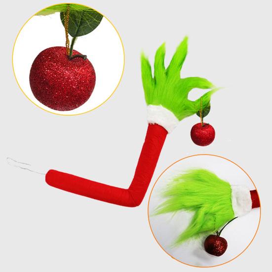 Рождественское украшение Реалистичный дизайн Проволока внутри пальцев Рука эльфа Украшение на елку Домашняя вечеринка Подвесное украшение