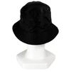 Great MOTSCH HERMES hat H-lift embroidery bucket Dark brown Nylon mens 56 Used