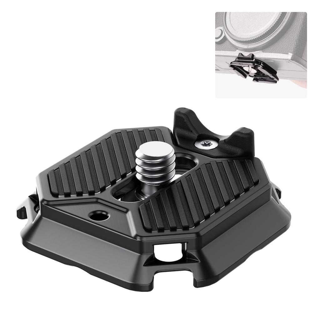 ULANZI F38 Rotation Quick Release 38mm Quick Camera Quick Mount for and Feiyu Anti-Slip Plate, Plate, Arca-Swiss Compatible, Release, Accessory, 1/4"