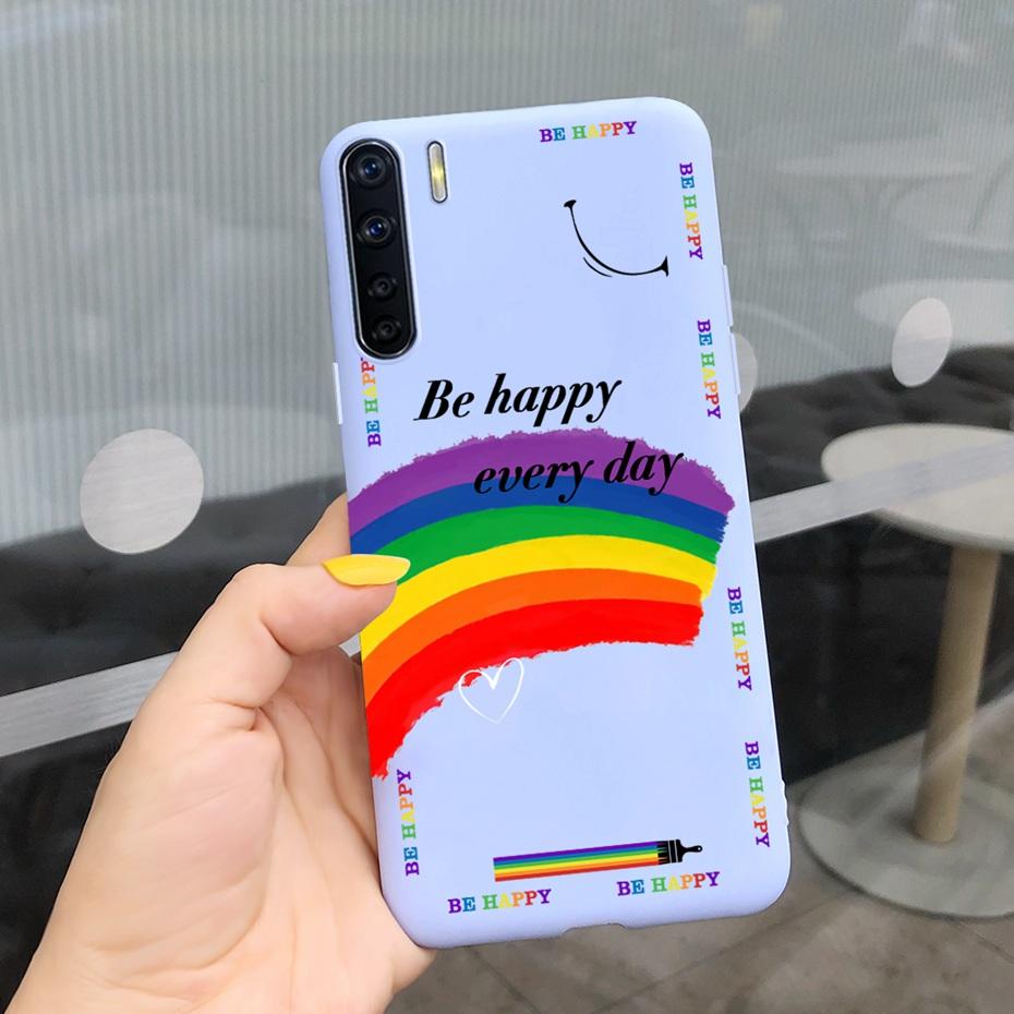 Чехол для OPPO A91 Oppo F15 CPH2001 CPH2021 Красивая печать Желейный Силиконовый Мягкий Задняя крышка телефона Чехлы Для Oppo Reno3 CPH2043