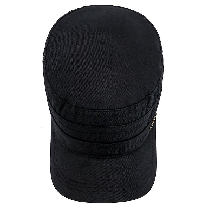 Мужская хлопковая кепка на весну и осень: Солнцезащитная шляпа для отдыха на открытом воздухе с железной этикеткой