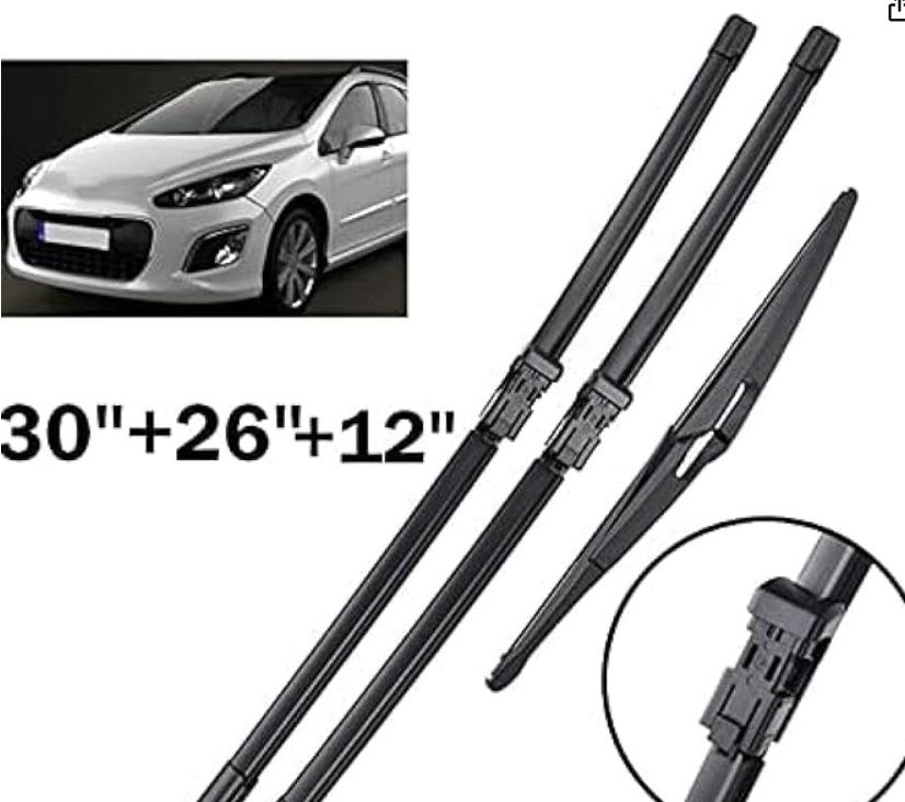 Подходит для Peugeot 308 308SW SW 2007-2013 передние и задние щетки стеклоочистителя
