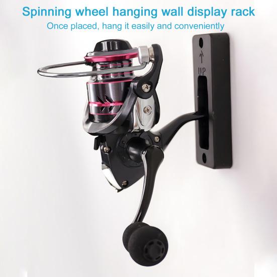 Настенный держатель для рыболовной катушки Нейлоновая стойка для рыболовной катушки Спиннинговая катушка
